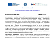 Finalizare proiect PNRR Turda finalizare proiect PNRR Turda